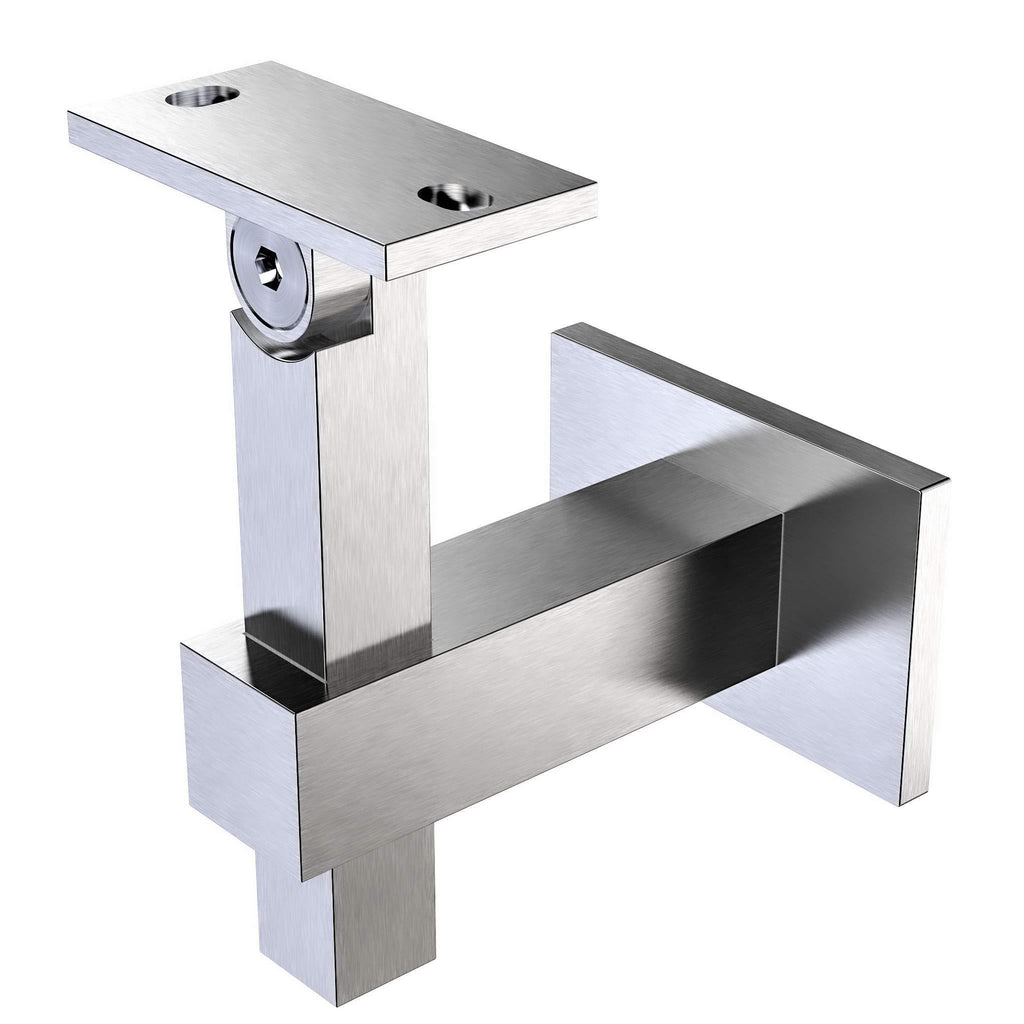 Inline Design Stainless Steel Handrail Bracket Square Adjustable by Inline Design - LeoForward Australia