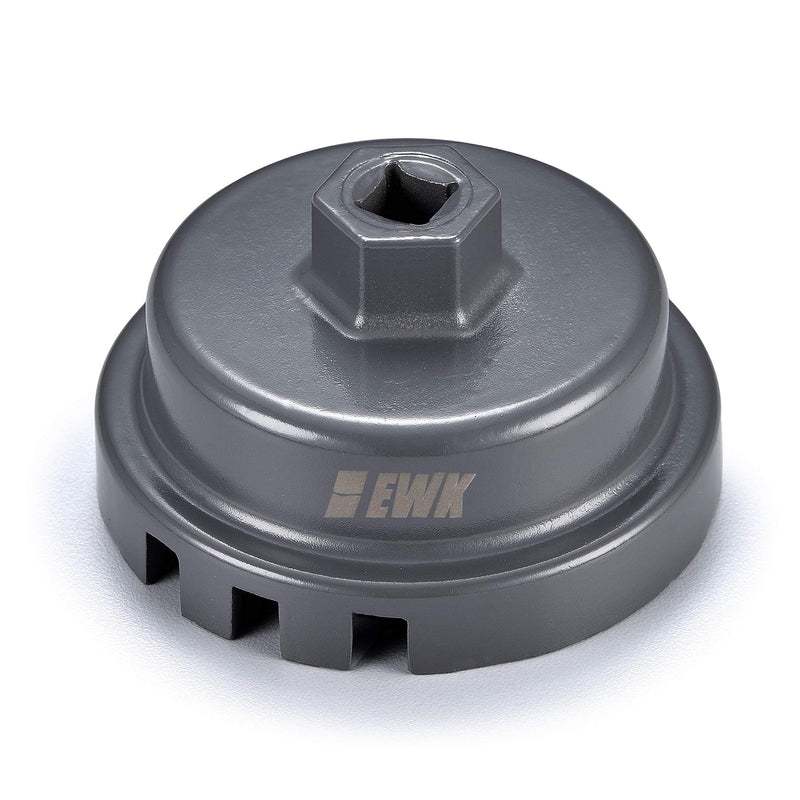  [AUSTRALIA] - EWK 2.5L 5.7L 14 Flute 64.5MM Oil Filter Wrench Filter Cap Removal Wrench for Toyota Lexus Scion