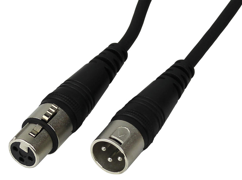  [AUSTRALIA] - SMM-1 StageMASTER 1-Feet Lo-Z Balanced Microphone XLR Male to XLR Female Low Noise STP Cable