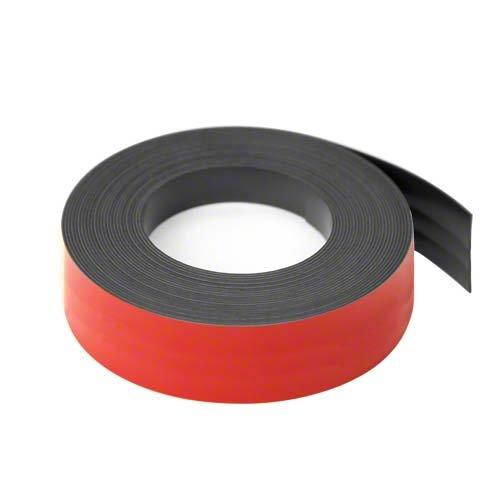 MagFlex 25.4mm [1.00"] Wide Magnetic Gridding Tape, Red, 5M [16.4'] Roll, 1pc - LeoForward Australia