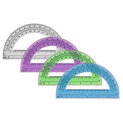 Office Depot Semicircular 6in. Protractor, Clear, 973D OD8 - LeoForward Australia