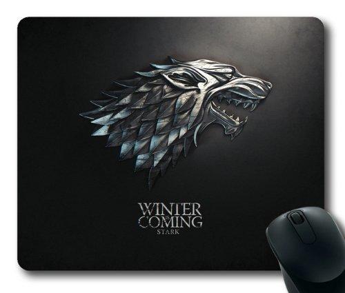 Game of the Thrones Winter is coming Stark Mouse Pad/Mouse Mat Rectangle by ieasycenter - LeoForward Australia