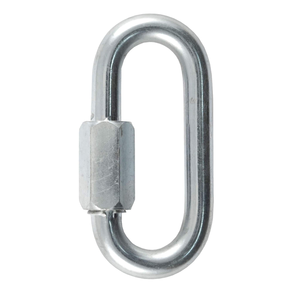  [AUSTRALIA] - CURT 82933 Threaded Quick Link Trailer Safety Chain Hook Carabiner Clip 3/8-Inch Diameter, 2,200 lbs