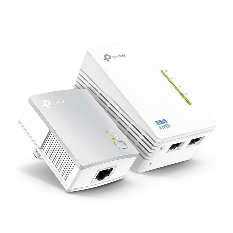 TP-Link AV600 Powerline WiFi Extender - Powerline Adapter with WiFi, WiFi Booster, Plug & Play, Power Saving, Ethernet over Power, Expand both Wired and WiFi Connections (TL-WPA4220 KIT) WiFi Starter KIT - LeoForward Australia