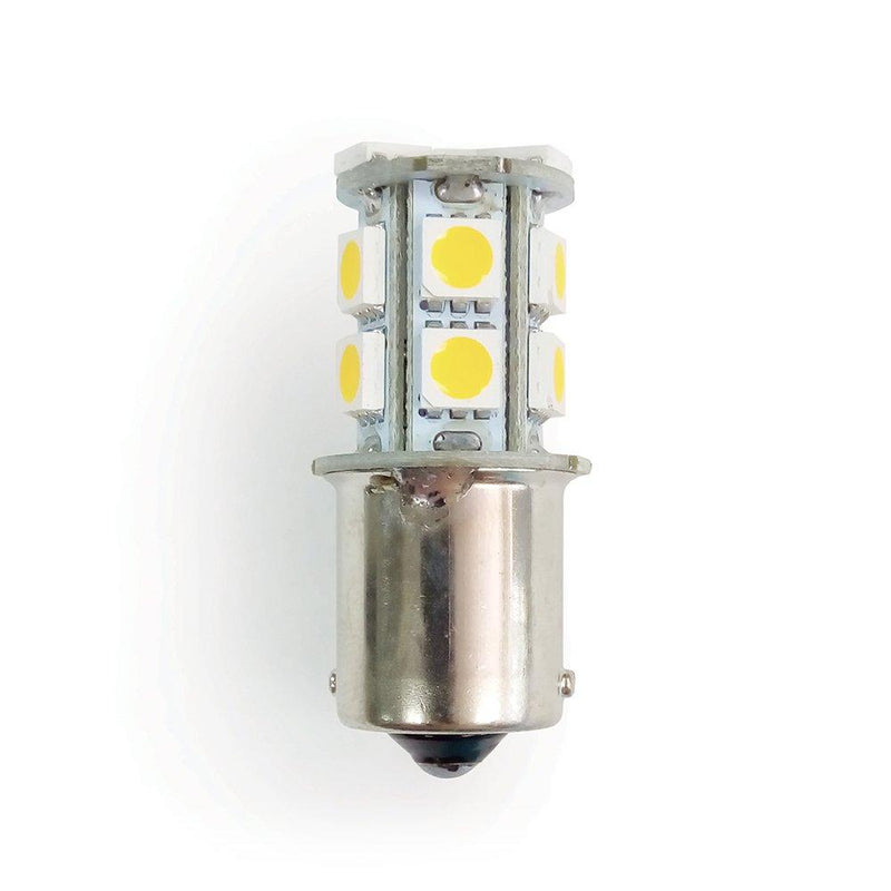  [AUSTRALIA] - RV LIGHTING Eco-LED Cold White LED 1156 Bulb, with 13 SMD 5050 & BA15S Bayonet Connector (1156-CW13)