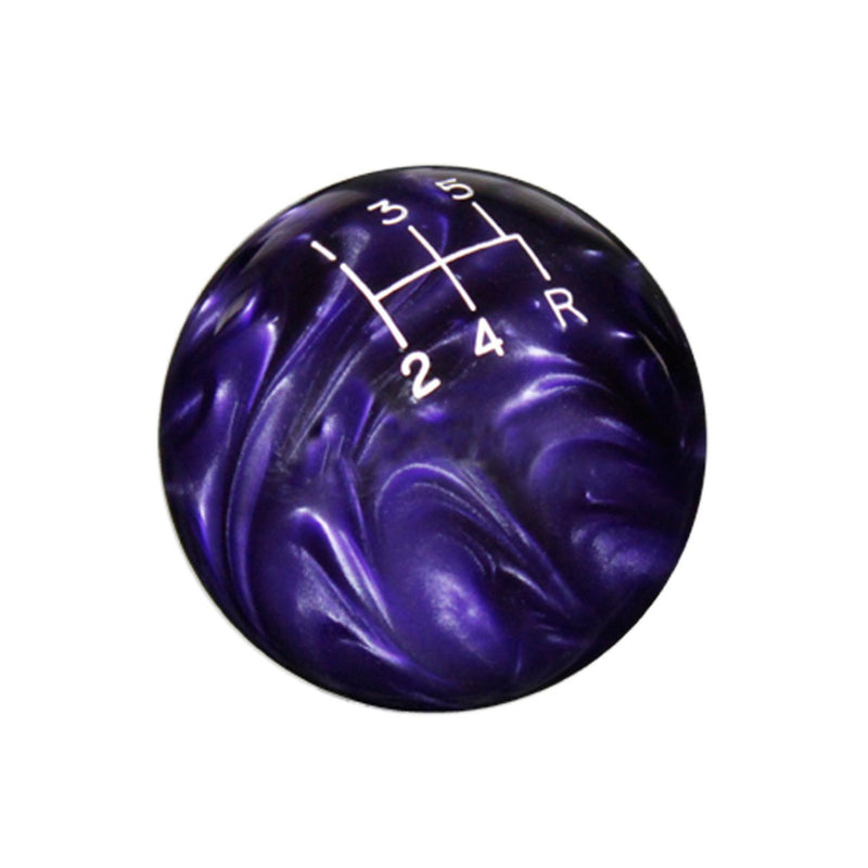  [AUSTRALIA] - Speed Dawg (SK524NL-CL-5RDR) Classic Series Purple Shift Knob with White Engraved 5-Speed Pattern