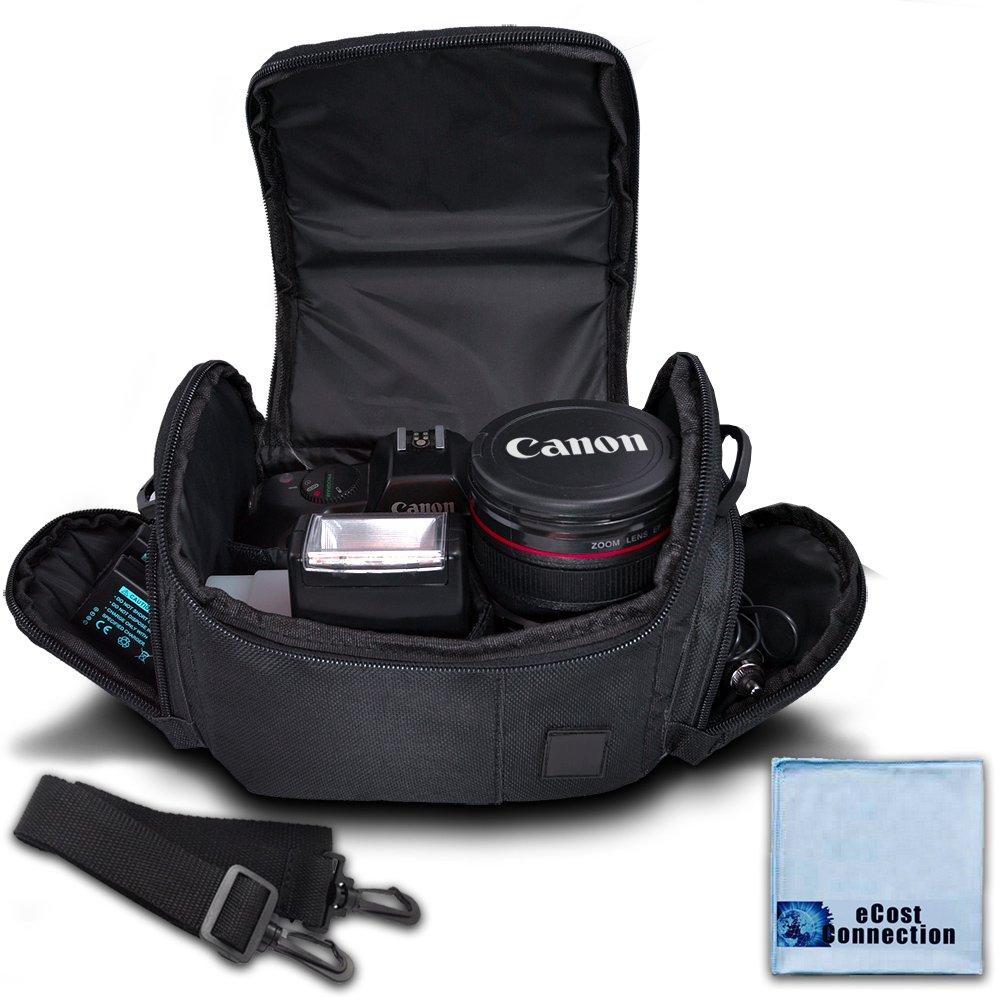  [AUSTRALIA] - Medium Soft Padded Camera Equipment Bag / Case for Nikon, Canon, Sony, Pentax, Olympus Panasonic, Samsung & Many More