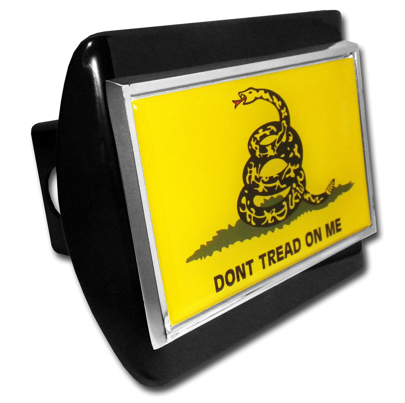  [AUSTRALIA] - Elektroplate Don't Tread on Me Flag Black Metal Hitch Cover