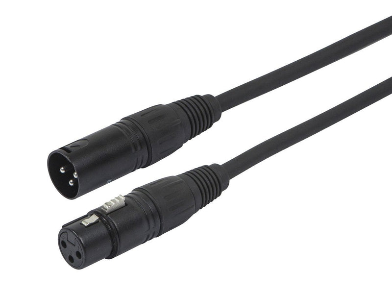 Monoprice 601602 AES/EBU Cable - 1.5 Meter - Black | 22AWG Twisted Conductors With Copper Braid And Aluminum Foil Shielding, Cable + 3-Pin DMX Connector, 5ft - LeoForward Australia
