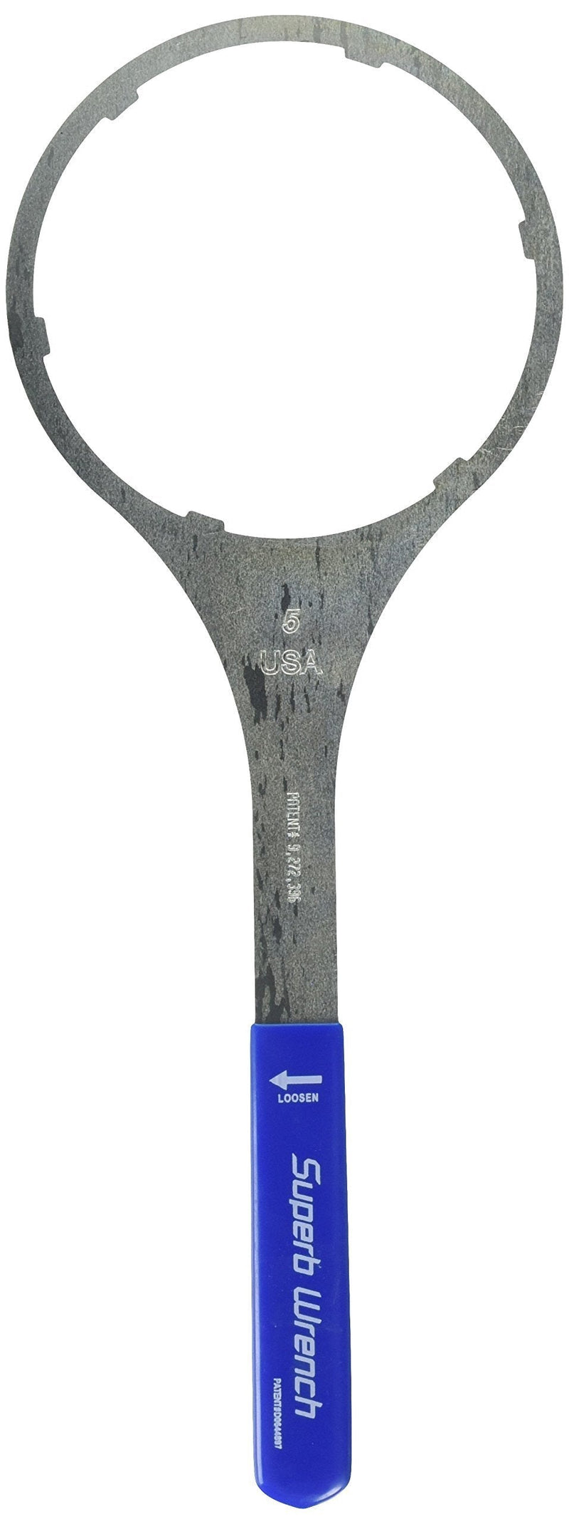  [AUSTRALIA] - Superb Wrench SPBW-5 Heavy Duty Metal Water Filter Housing Wrench (5.93 inch Inside Diameter)