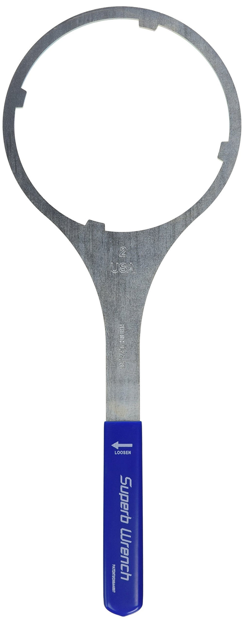  [AUSTRALIA] - Superb Wrench SPBW-2 Heavy Duty Metal Water Filter Wrench (6.25 inch Inside Diameter)