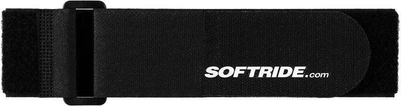  [AUSTRALIA] - Softride SoftWraps, All Purpose Hook and Loop Tie Down Cinch Straps, Black, 24x2-inch, 2-Pack (26582)
