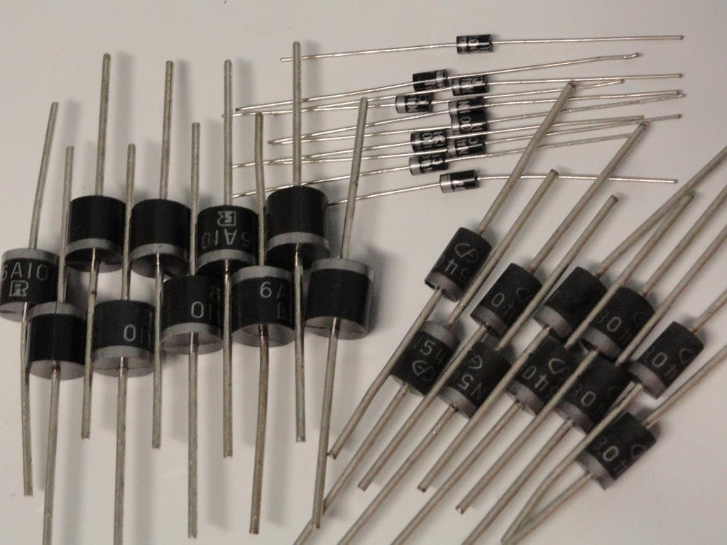 30 Pack Assortment of Power Diodes 1A 3A 6A Amps - LeoForward Australia