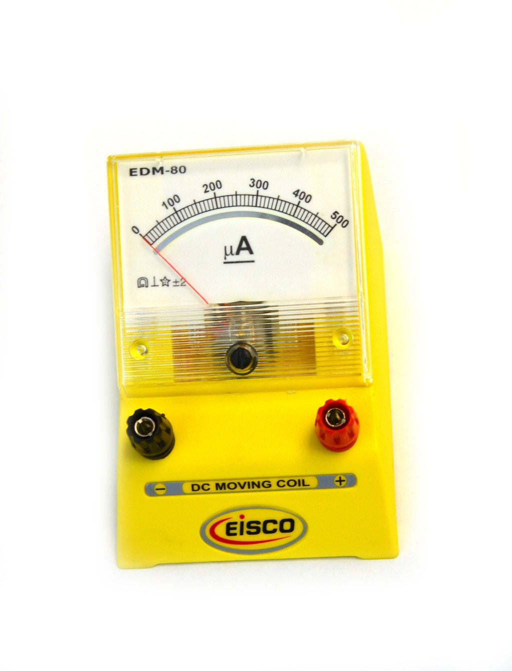  [AUSTRALIA] - Eisco Labs Analog Ammeter, DC Current Meter, 0-500 microamp, 10 microamp Resolution