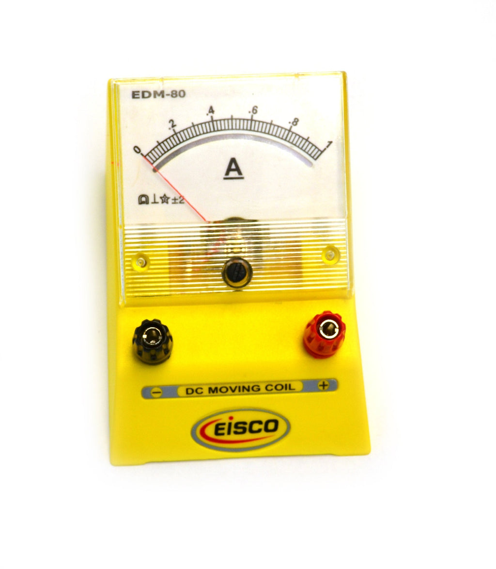  [AUSTRALIA] - Eisco Labs Analog Ammeter, DC Current Meter, 0-1 Amp, 0.02A Resolution