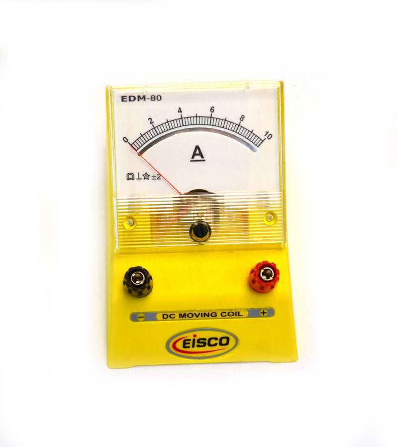  [AUSTRALIA] - Eisco Labs Analog Ammeter, DC Current Meter, 0-10 Amp, 0.2A Resolution