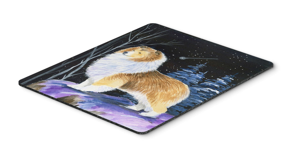 Caroline's Treasures SS8368MP Starry Night Sheltie Mouse Pad/Hot Pad/Trivet, Large, Multicolor - LeoForward Australia