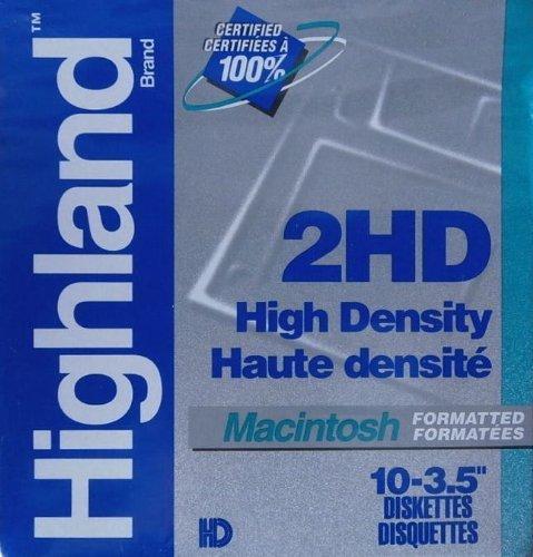 Imation Highland 2HD 10 pack High Density Macintosh formatted 3.5" - LeoForward Australia