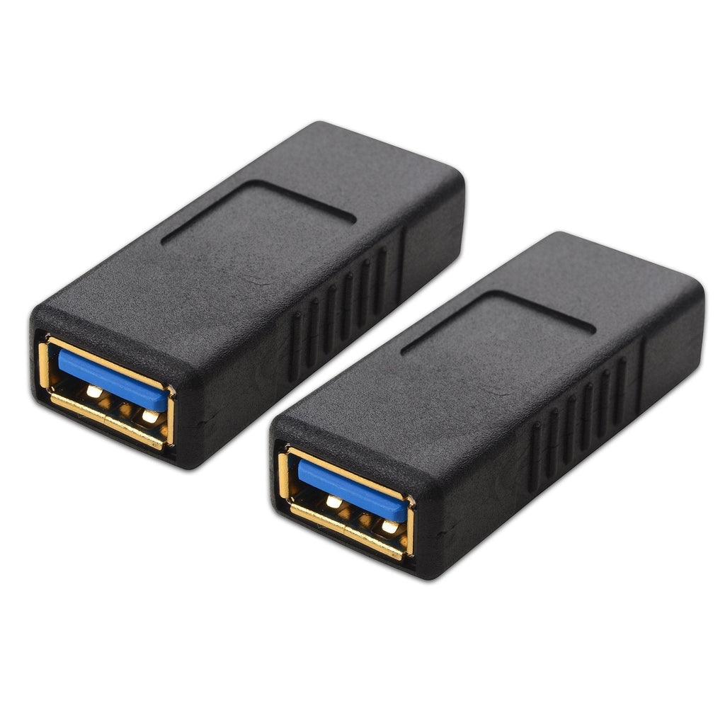  [AUSTRALIA] - Cable Matters 2-Pack USB 3.0 Coupler USB Female to Female Adapter Gender Changer