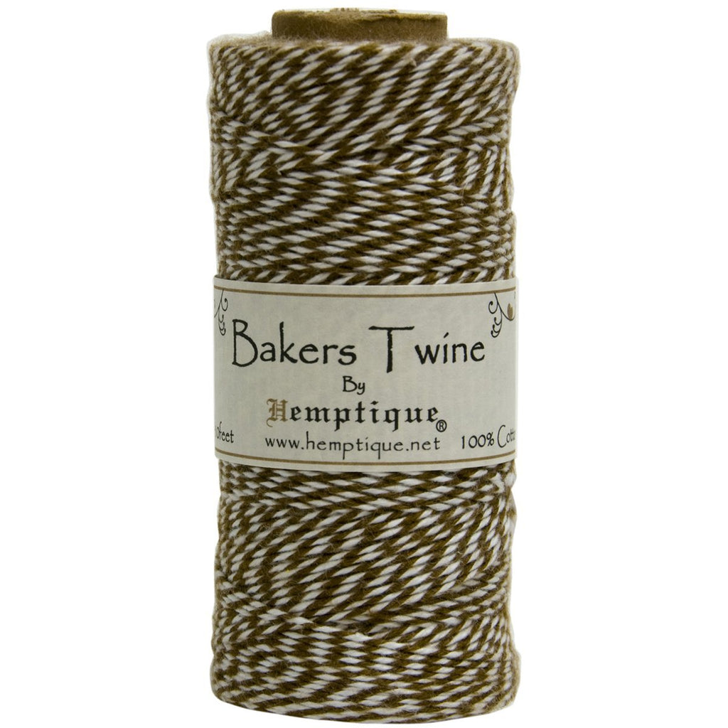  [AUSTRALIA] - Hemptique 2-Ply Cotton Baker's Twine Spool Pack, 410-Feet, Light Brown
