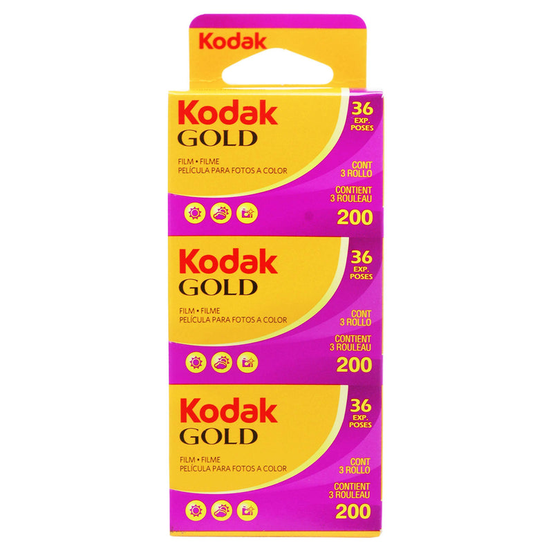  [AUSTRALIA] - KODAK GOLD 200 Film / 3 pack / GB135-36-Vertical packaging