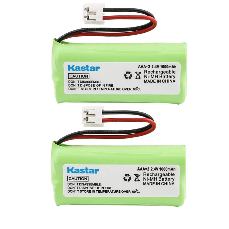 Kastar Battery (2-Pack) Replacement for AT&T BT8001 / BT8000 / BT8300 / BT184342 / BT284342 / BT18433 / BT28433 / BT-1011 / BT-1022 / BT-1031/89-1335-00/89-1344-01 / BATT-6010 / Uniden BBTG0671011 - LeoForward Australia