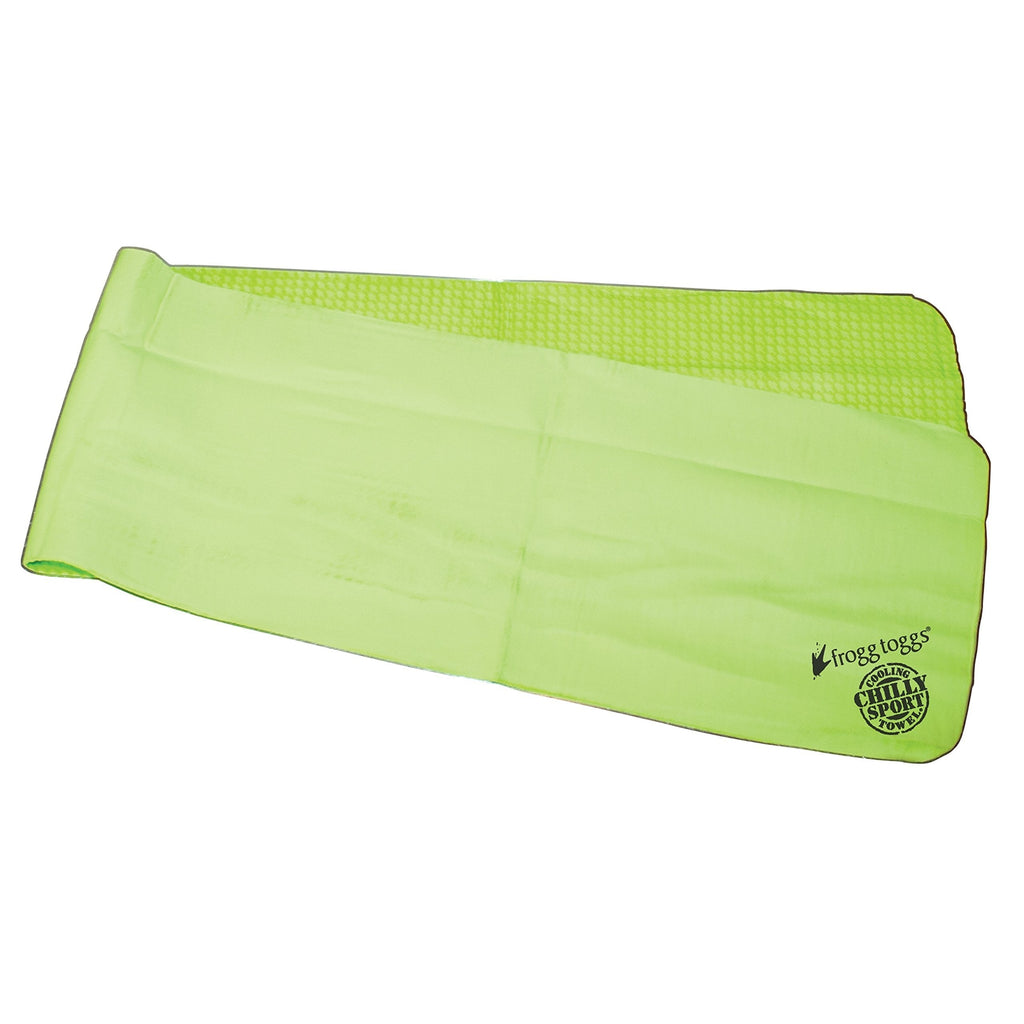  [AUSTRALIA] - Frogg Toggs Chilly Sport Cooling Neck Wrap & Head Band HiVis Green