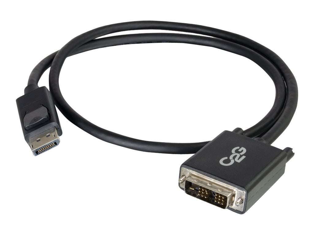 C2G Display Port Cable, Display Port to DVI, Male to Male, Black, 3 Feet (0.91 Meters), Cables to Go 54328 DisplayPort To DVI - LeoForward Australia