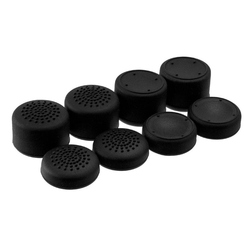 AceShot Thumb Grips (8pc) for Xbox One (Series X, S) by Foamy Lizard – Sweat Free 100% Silicone Precision Raised Antislip Rubber Analog Stick Grips For Xbox One Controller (8 grips) BLACK 8 Thumb Grips - LeoForward Australia