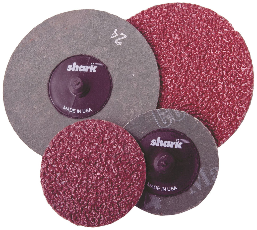  [AUSTRALIA] - Shark Industries 3" A/O Rolock Discs - 24 Grit - 10 Pk Grit-24