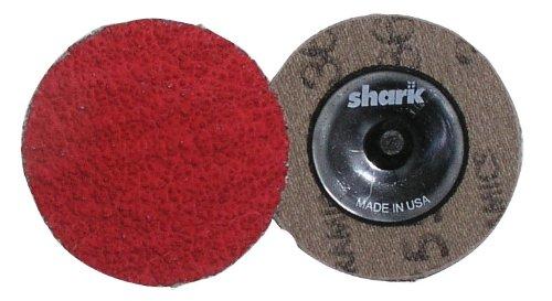  [AUSTRALIA] - Shark Industries 2" Red Ceramic Grinding Discs Rolock 120 Grit - 25 Pk Grit-120