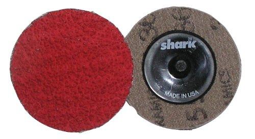  [AUSTRALIA] - Shark Industries 3" Red Ceramic Grinding Discs Rolock 120 Grit - 25 Pk Grit-120