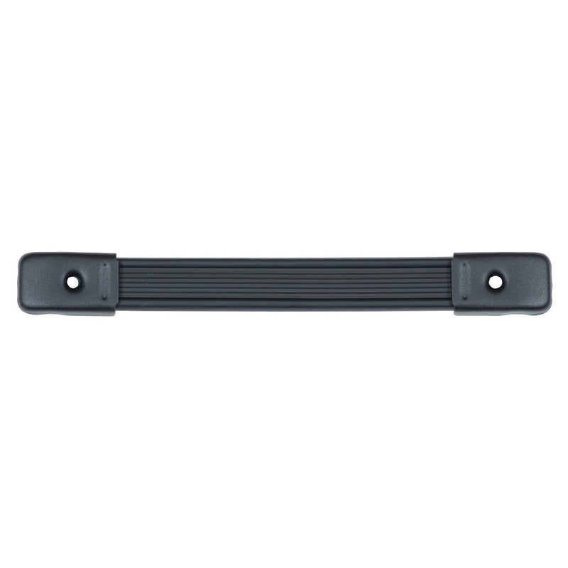  [AUSTRALIA] - Reliable Hardware Company RH-0580TB-A Cabinet Heavy Duty Strap Handle, Black End Caps