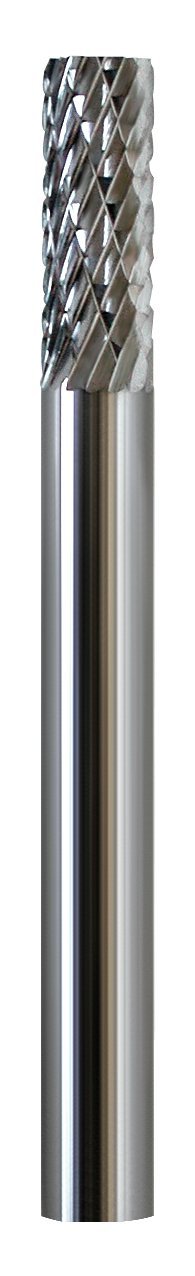 Shark Shark BT18 3-Inch Cylinder Carbide Bur, Double Cut- 0.625-Inch Diameter, 1-Inch Flute, Made in The US - LeoForward Australia