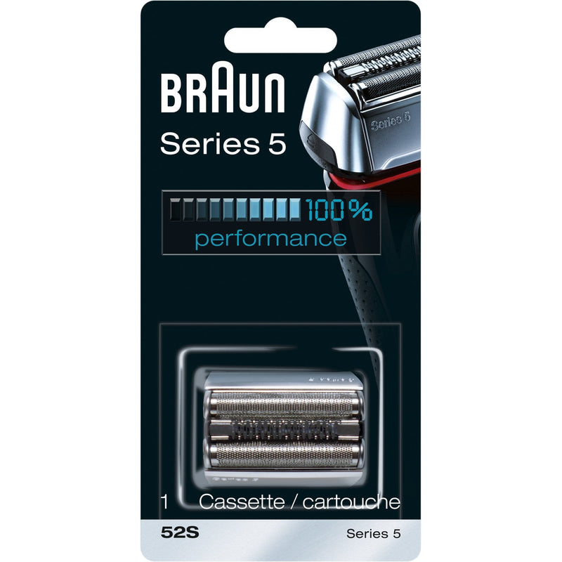 Braun Series 5 52S Electric Shaver Head Replacement Cassette – Silver - LeoForward Australia