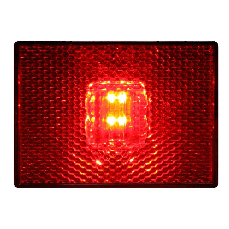  [AUSTRALIA] - Grand General 78381 Red Sealed 4-LED Marker and Clearance Light Red/Red