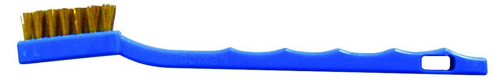 [AUSTRALIA] - Shark 14005    7.25-Inch Plastic Handle Compact Brass Scratch Brush