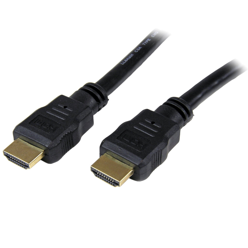 StarTech.com 0.3m 1ft Short High Speed HDMI Cable - Ultra HD 4k x 2k HDMI Cable - HDMI M/M - 30cm HDMI 1.4 Cable - Audio/Video Gold-Plated (HDMM30CM),Black 0.3 meter - LeoForward Australia