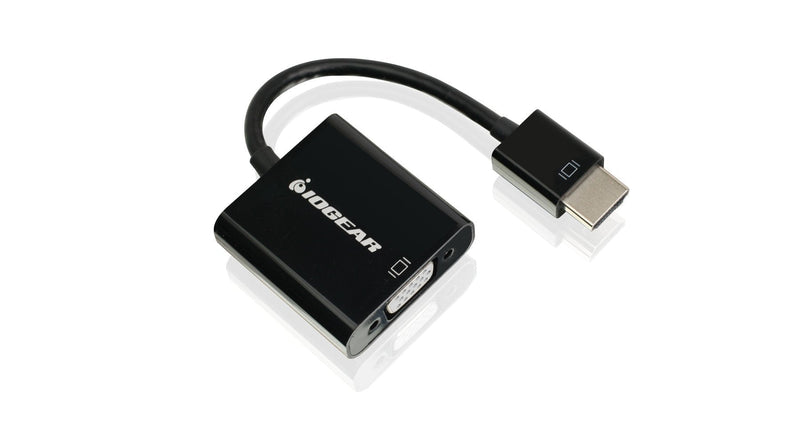 IOGEAR HDMI to VGA Adapter with Audio, GVC311 , black - LeoForward Australia