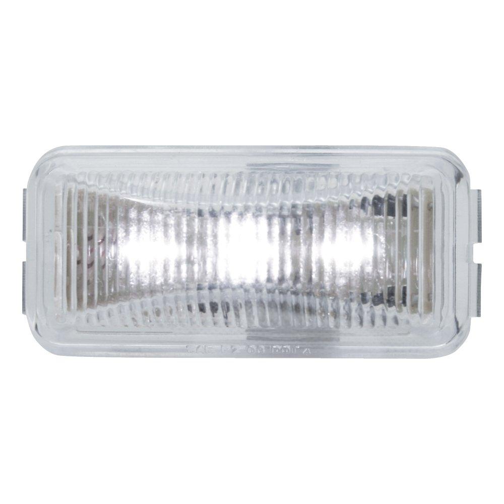  [AUSTRALIA] - GG Grand General 87647 Small Rect. White/Clear 3-LED Utility Sealed Light Light only