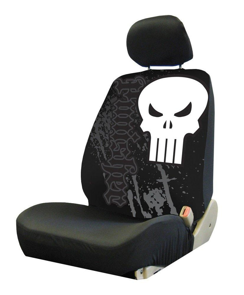  [AUSTRALIA] - Plasticolor 006935R01 Marvel Punisher Low Back Universal Fit Car Truck SUV Seat Cover