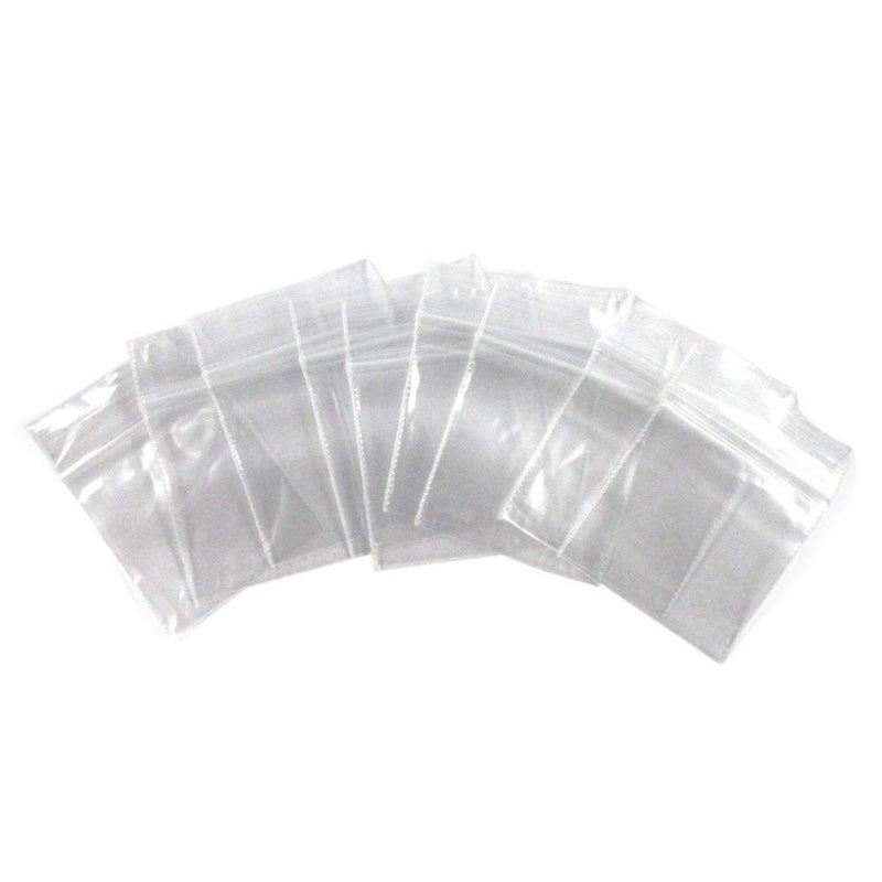  [AUSTRALIA] - Self Locking Plastic Bag All Purpose Storage Baggies - 1.5 x 1.5 Inches 100 Pack 1.5" x 1.5"