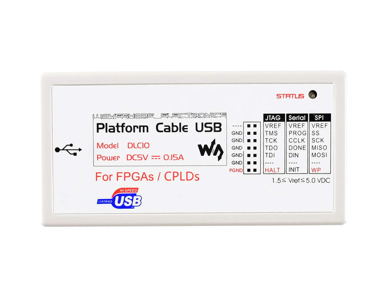  [AUSTRALIA] - Waveshare XILINX JTAG Download Debugger Compatible XILINX Platform Cable USB FPGA CPLD in-Circuit Debugger Programmer