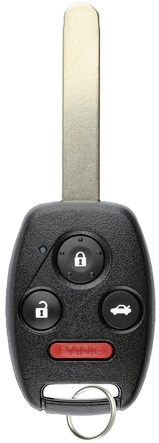  [AUSTRALIA] - KeylessOption Keyless Entry Remote Control Uncut Car Ignition Key Fob Replacement for KR55WK49308 black