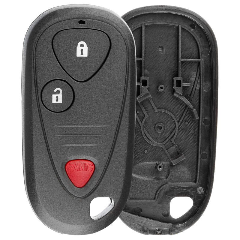  [AUSTRALIA] - KeylessOption Just the Case Keyless Entry Remote Control Car Key Fob Shell Replacement for E4EG8D-444H-A, OUCG8D-387H-A, OUCG8D-355H-A