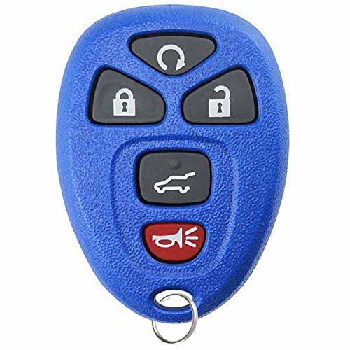  [AUSTRALIA] - KeylessOption Keyless Entry Remote Control Car Key Fob Replacement for 15913415 -Blue blue