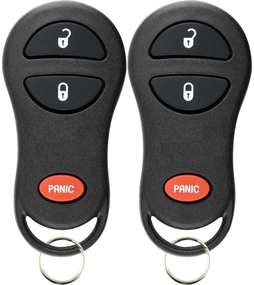 KeylessOption Keyless Entry Remote Uncut Car Ignition Chip Key Fob Replacement for OUCG8D-620M-A