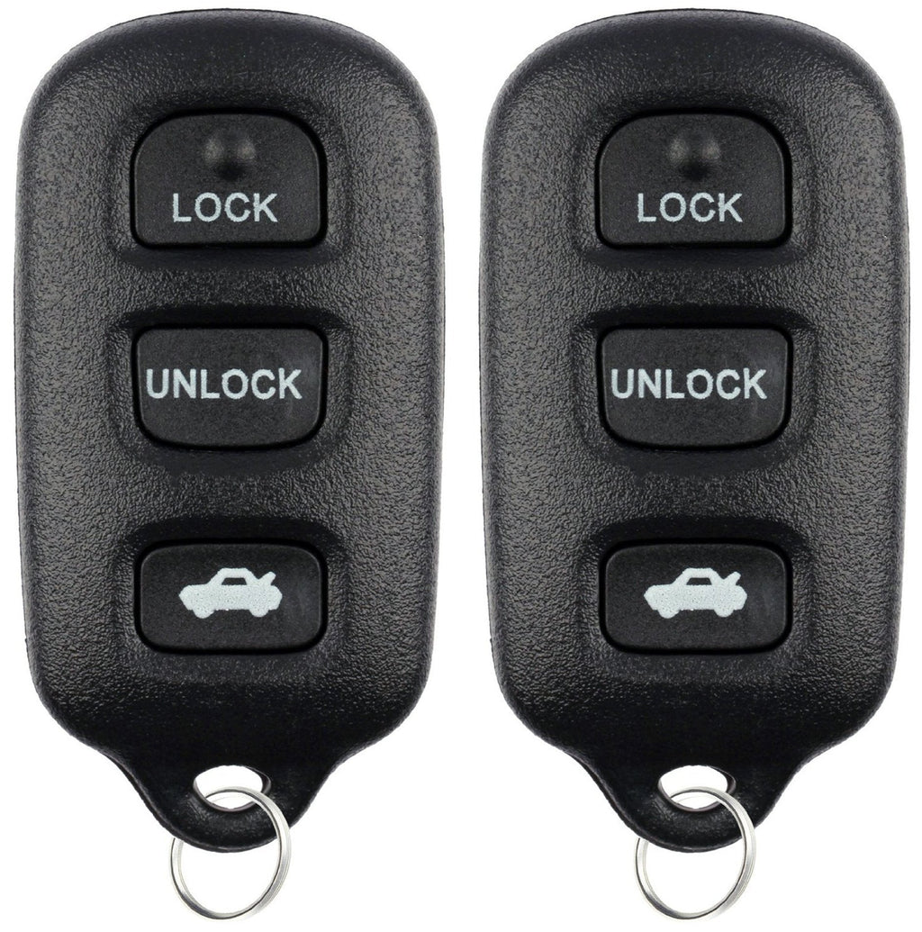  [AUSTRALIA] - KeylessOption Keyless Entry Remote Control Fob Car Key Replacement for GQ43VT14T (Pack of 2)
