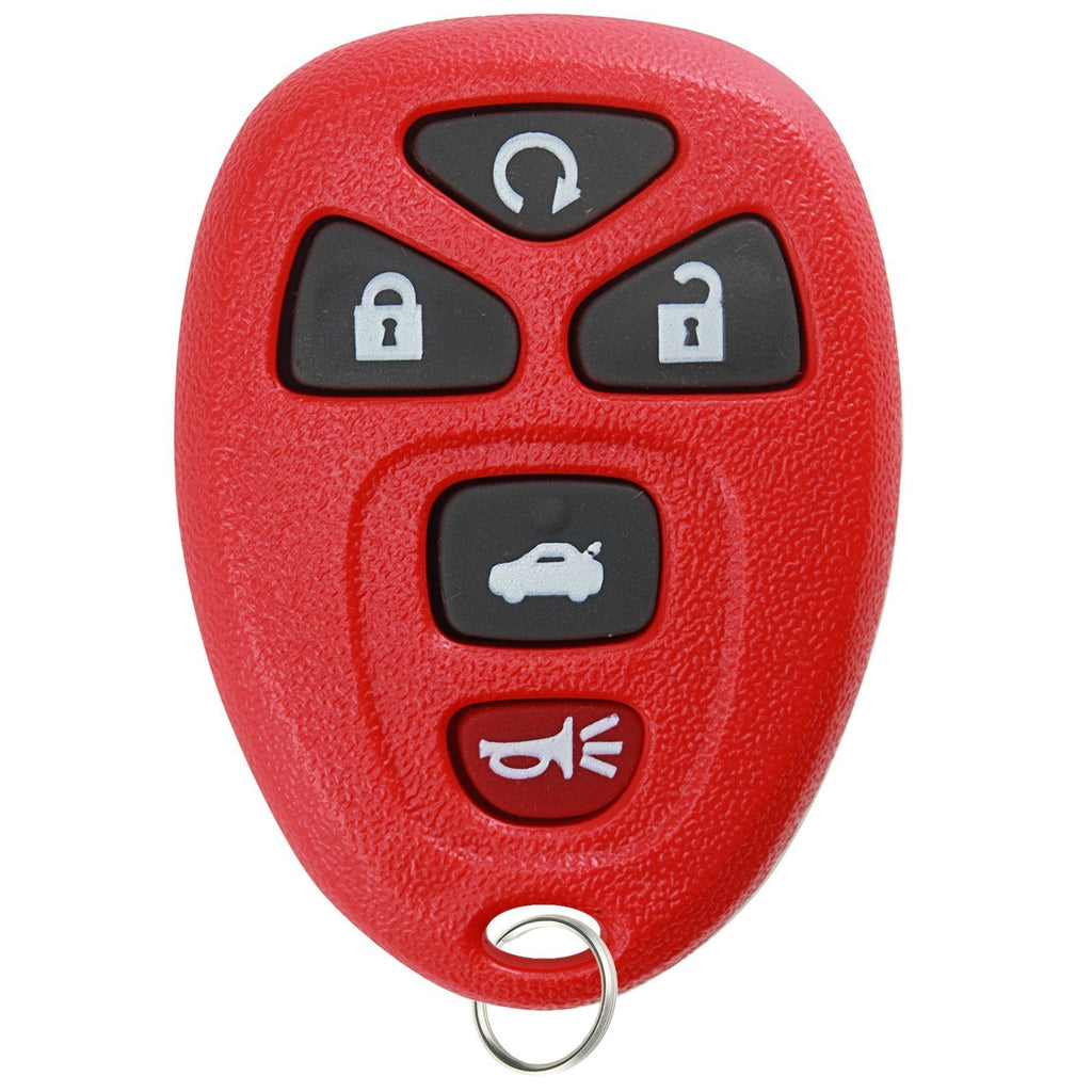  [AUSTRALIA] - KeylessOption Keyless Entry Remote Start Control Car Key Fob Replacement for 22733524-Red red
