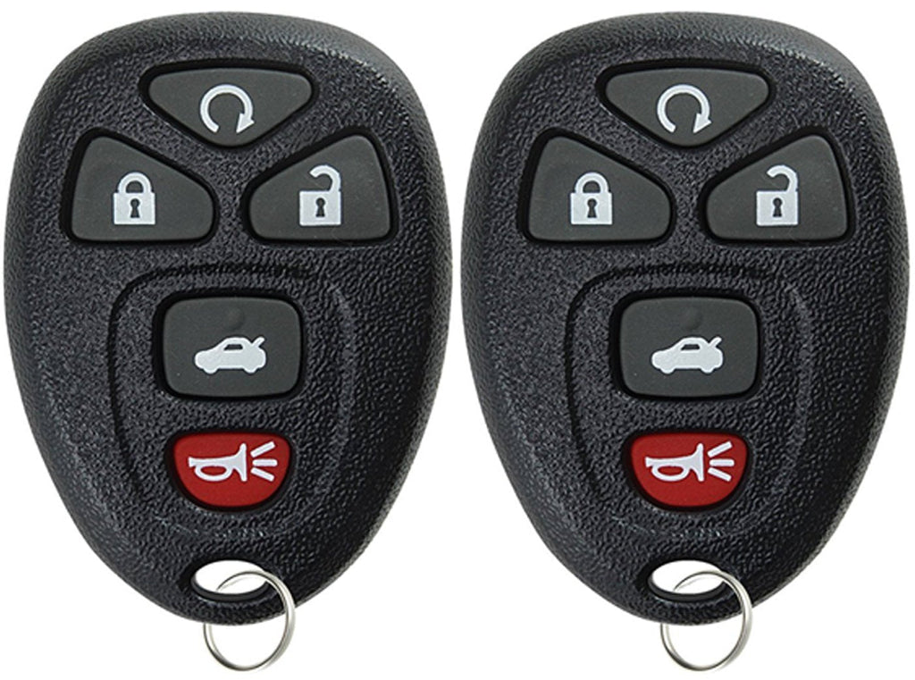  [AUSTRALIA] - KeylessOption Keyless Entry Remote Start Control Car Key Fob Replacement for 22733524 (Pack of 2) black